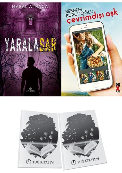 Çevrimdışı Aşk ve Ephesus Yayınları Yaralasar 3 Maral Atmaca 2li Set + Hediyeli