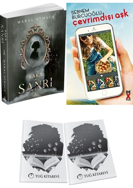 Çevrimdışı Aşk ve Ephesus Yayınları Saka ve Sanrı 2 Maral Atmaca 2li Set + Hediyeli
