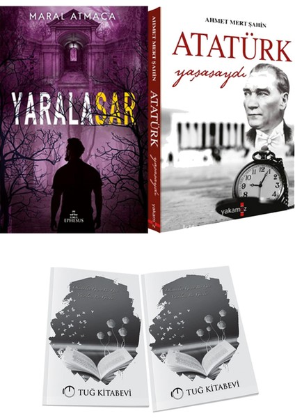 Atatürk Yaşasaydı ve Ephesus Yayınları Yaralasar 3 Maral Atmaca 2li Set + Hediyeli