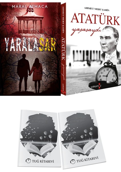 Atatürk Yaşasaydı ve Ephesus Yayınları Yaralasar 4 Maral Atmaca 2li Set + Hediyeli