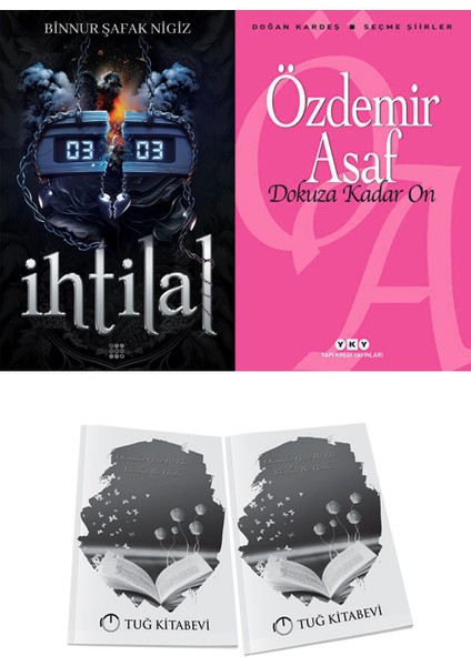 Dokuza Kadar On ve Dokuz Yayınları Ihtilal 2 Zede Binnur Şafak Nigiz 2li Set + Hediyeli