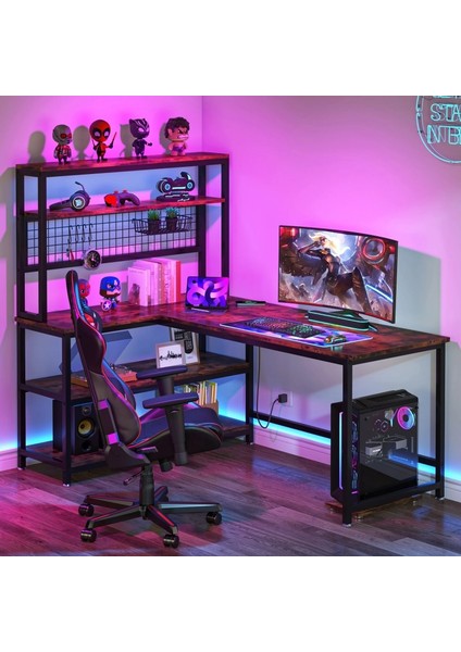 Ters Çevrilebilir L Şeklinde Masa Bilgisayar Çalışma Çizim Oyuncu Masası 524-C fiyatları