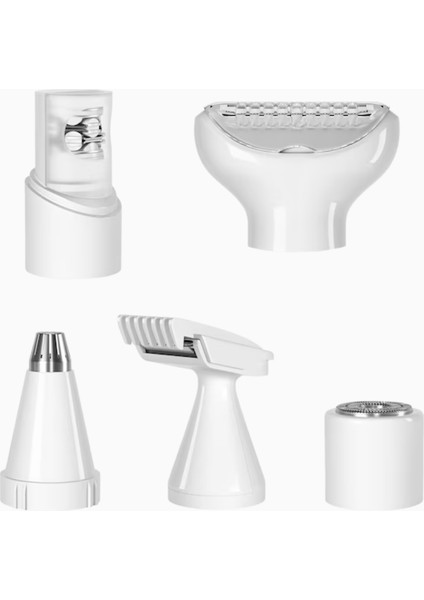 Aılorıa Epıluxe 5’i 1 Arada Kadın Tıraş Makinesi, USB Şarjlı, Epilatör ve Çoklu Başlıklarla fiyatları