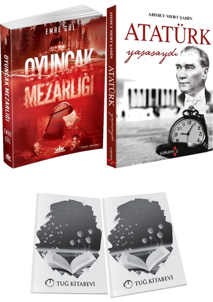 Atatürk Yaşasaydı ve Guardian Yayınları Oyuncak Mezarlığı Emre Gül 2li Set + Hediyeli