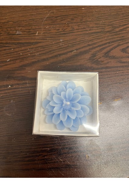 Hediyelik Mavi Lotus Mum 10'lu fiyatları