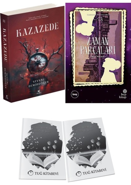 Zaman Parçaları Chronos Dosyaları 3 ve Pukka Yayınları Kazazede 3 Şevval Demirdöğer 2li Set + Hediyeli