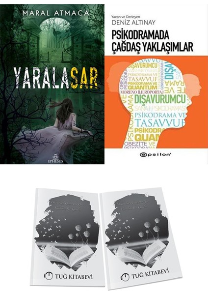 Psikodramada Çağdaş Yaklaşımlar ve Ephesus Yayınları Yaralasar 2 Maral Atmaca 2li Set + Hediyeli