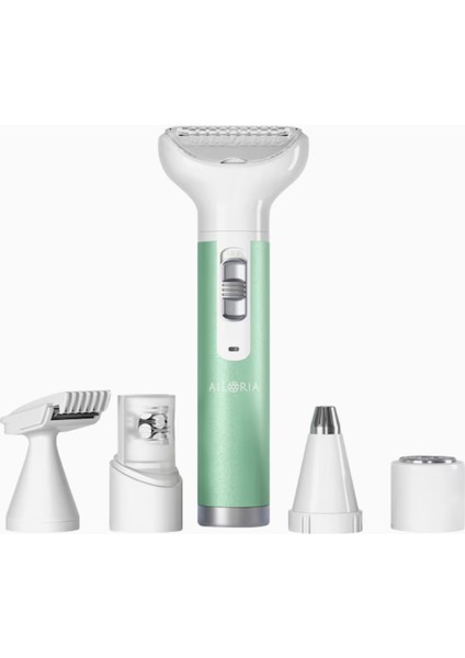Aılorıa Epıluxe 5’i 1 Arada Kadın Tıraş Makinesi, USB Şarjlı, Epilatör ve Çoklu Başlıklarla