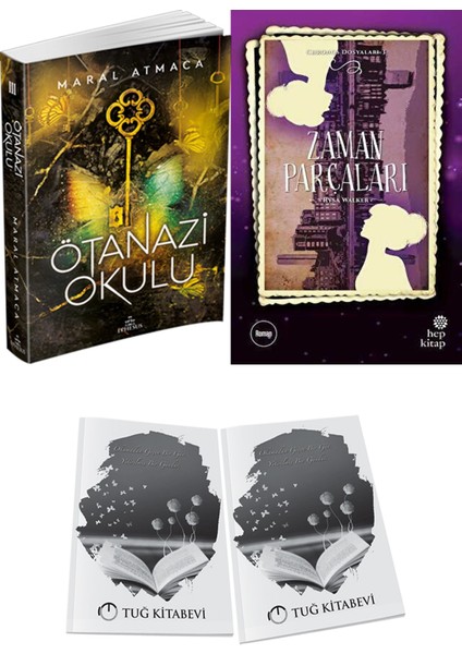 Zaman Parçaları Chronos Dosyaları 3 ve Ephesus Yayınları Ötanazi Okulu 3 Maral Atmaca 2li Set + Hediyeli
