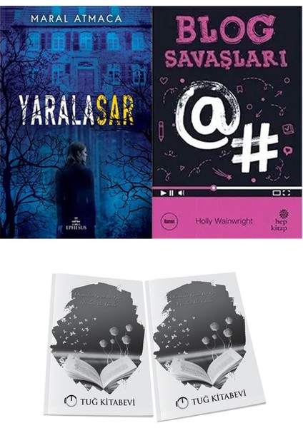 Blog Savaşları ve Ephesus Yayınları Yaralasar 1 Maral Atmaca 2li Set + Hediyeli