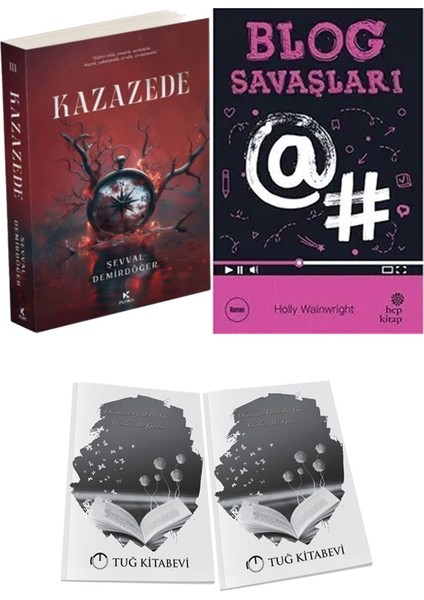 Blog Savaşları ve Pukka Yayınları Kazazede 3 Şevval Demirdöğer 2li Set + Hediyeli