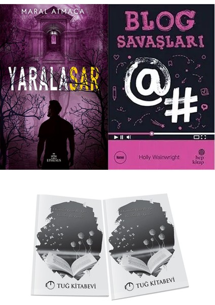 Blog Savaşları ve Ephesus Yayınları Yaralasar 3 Maral Atmaca 2li Set + Hediyeli