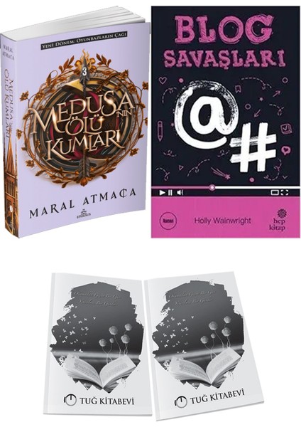 Blog Savaşları ve Ephesus Yayınları Medusanın Ölü Kumları 3 Maral Atmaca 2li Set + Hediyeli
