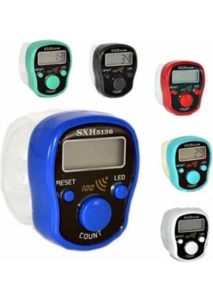 3 Tuşlu Sesli ve LED Işıklı Lüx Zikirmatik 1 Adet