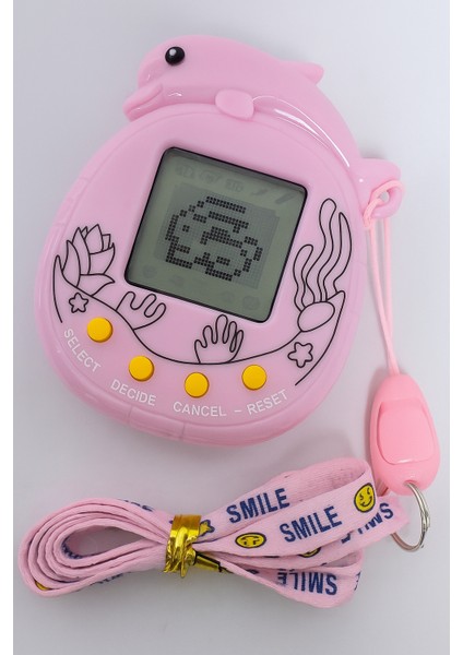 5x6 cm Nostaljik Sanal Bebek Yunus Figürlü Özel Kordonlu Oyuncak