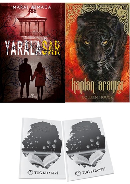 Kaplan Arayışı ve Ephesus Yayınları Yaralasar 4 Maral Atmaca 2li Set + Hediyeli
