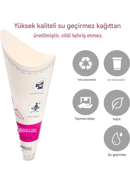 Bayan Tek Kullanımlık Pisuvar 20 Li Paket fırsatları