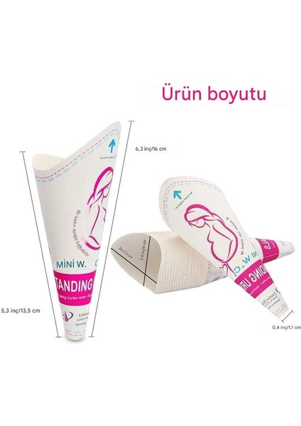 Bayan Tek Kullanımlık Pisuvar 20 Li Paket indirimleri