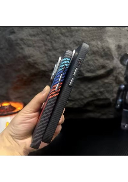 Apple Iphone 14 Pro Max Uyumlu Lux Carbon Fiber Magsafe Metal Kılıf Ultra Hafif Ince Manyetik Kapak. fırsatları