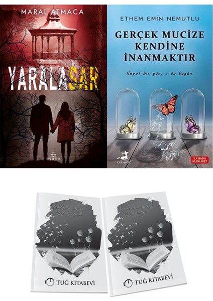 Gerçek Mucize Kendine Inanmaktır ve Ephesus Yayınları Yaralasar 4 Maral Atmaca 2li Set + Hediyeli