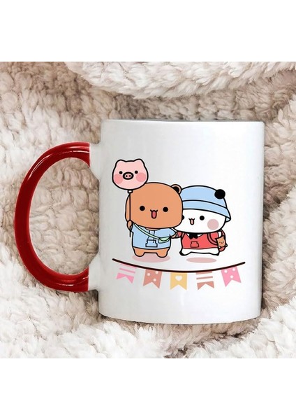 Dore Sevimli Bubu ve Dudu Kahve Kupa, Ayı Seramik Kupa, Panda Ayı Kupası, Sevi,ingilizce Kupa 76 fiyatları