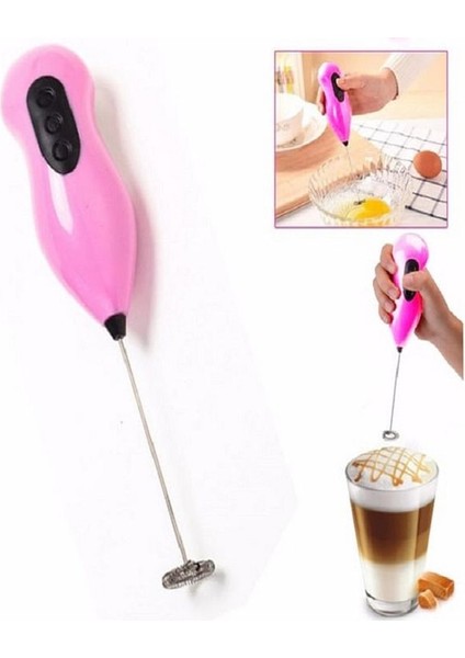 Pilli Mini Mixer Süt Köpürtücü Kahve Köpürtücü Mixer Karıştırıcı Cappuccino Mixer fiyatları