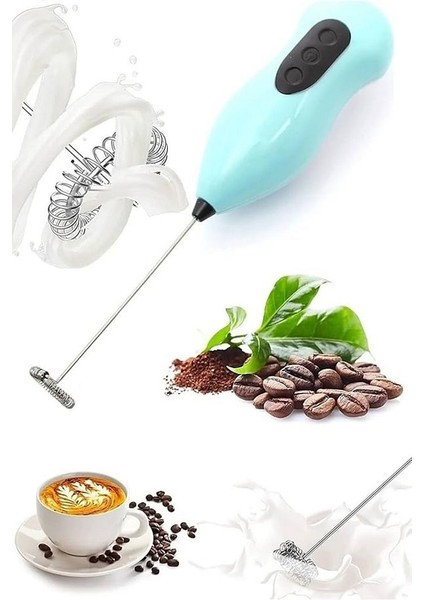 Pilli Mini Mixer Süt Köpürtücü Kahve Köpürtücü Mixer Karıştırıcı Cappuccino Mixer modelleri