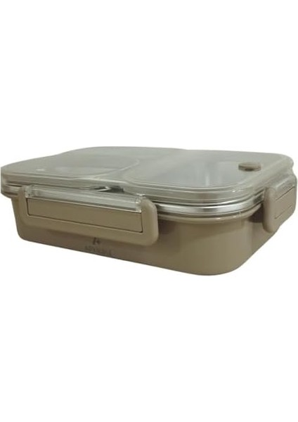 Bento Dikdörtgen 3 Bölmeli Lunch Box Yemek Termosu Kahverengi 1000 ml fiyatları