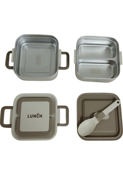 Bento Lunch Box Kare Beige 1400 ml