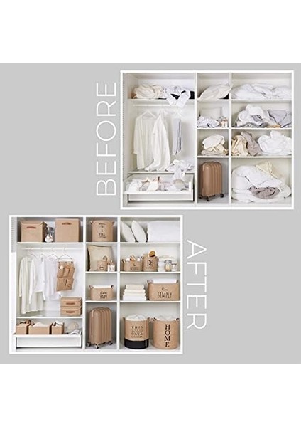 Home Textile 6'lı Jüt Çekmece Içi Düzenleyici Kutu 2 Adet 28 x 28 x 13/2 Adet 28 x 13 x 13/2 Adet 14 x 14 x 13 cm modelleri