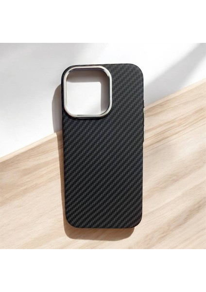 Apple Iphone 15 Uyumlu Lux Carbon Fiber Magsafe Metal Kılıf Ultra Hafif Ince Manyetik Kapak. modelleri