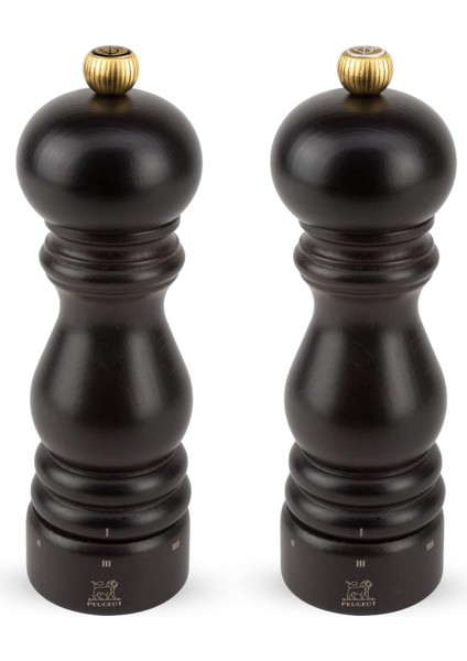 Paris Çikolata U Select 18 cm Karabiber ve Tuz Değirmeni Seti