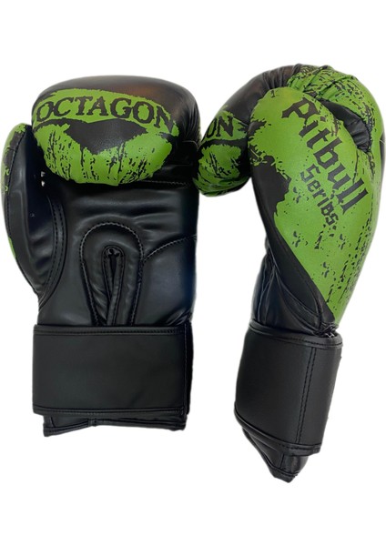 Eldiven Boks Pitbull Serisi Siyah Yeşil modelleri