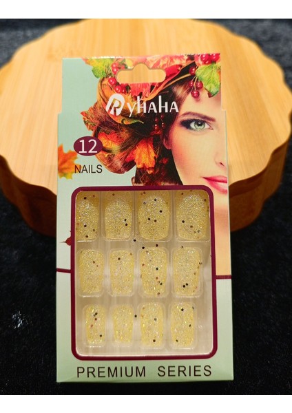 Lüks Simli Figürlü Takma Tırnak