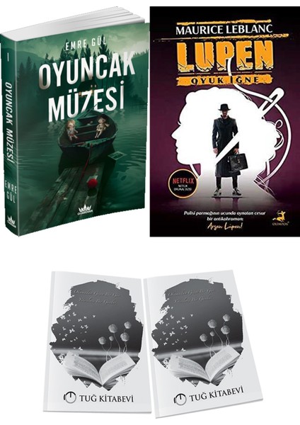 Arsen Lüpen Oyuk Iğne ve Guardian Yayınları Oyuncak Müzesi Emre Gül 2li Set + Hediyeli