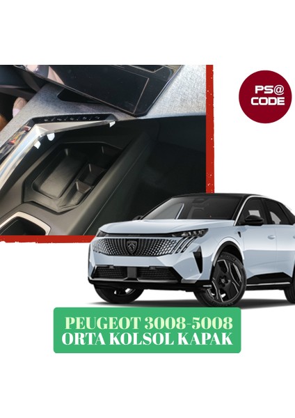 Peugeot 3008-5008 Orta Konsol Kapak