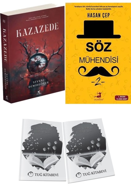Söz Mühendisi 2 ve Pukka Yayınları Kazazede 3 Şevval Demirdöğer 2li Set + Hediyeli