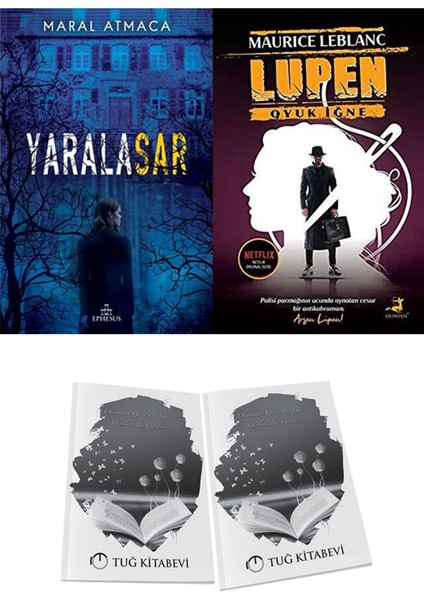 Arsen Lüpen Oyuk Iğne ve Ephesus Yayınları Yaralasar 1 Maral Atmaca 2li Set + Hediyeli