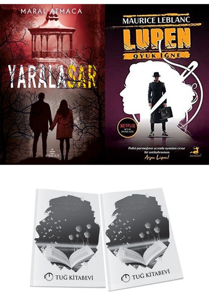 Arsen Lüpen Oyuk Iğne ve Ephesus Yayınları Yaralasar 4 Maral Atmaca 2li Set + Hediyeli