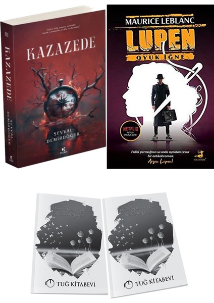 Arsen Lüpen Oyuk Iğne ve Pukka Yayınları Kazazede 3 Şevval Demirdöğer 2li Set + Hediyeli