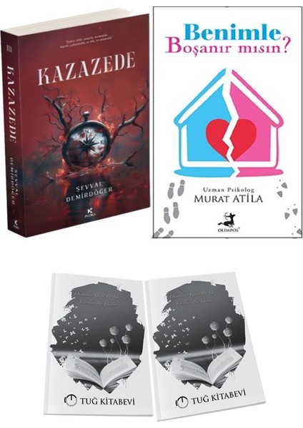 Benimle Boşanır Mısın? ve Pukka Yayınları Kazazede 3 Şevval Demirdöğer 2li Set + Hediyeli