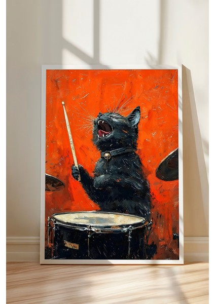 Meowbeats - Fudalab Çerçevesiz Poster, Dekoratif Poster fiyatları