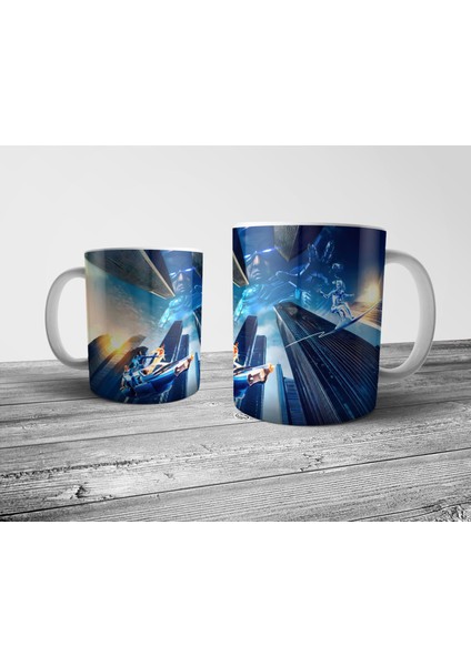 Fantastic Four First Steps Silver Surfer Kupa Bardak Model 3 fiyatları