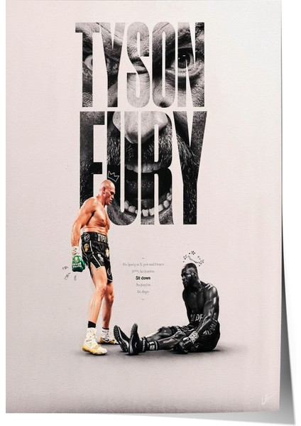 Tyson Fury ( The Gypsy King ), Çerçevesiz Poster