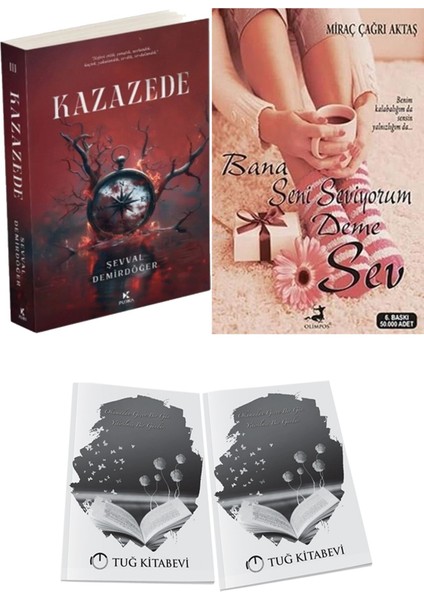 Bana Seni Seviyorum Deme Sev ve Pukka Yayınları Kazazede 3 Şevval Demirdöğer 2li Set + Hediyeli