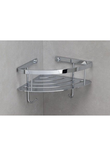 Banyo Duş Raf Sistemi Krom Renk 152X197X280 mm