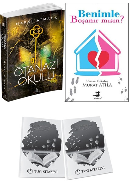 Benimle Boşanır Mısın? ve Ephesus Yayınları Ötanazi Okulu 3 Maral Atmaca 2li Set + Hediyeli