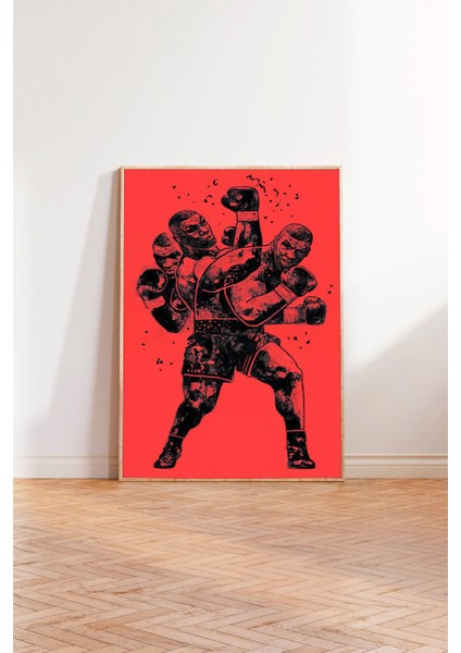 Mike Tyson - Çerçevesiz Tasarım Poster, Duvar Tablosu modelleri