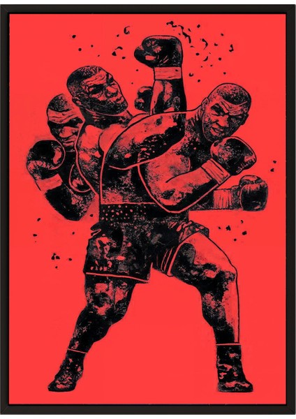 Mike Tyson - Çerçevesiz Tasarım Poster, Duvar Tablosu fırsatları