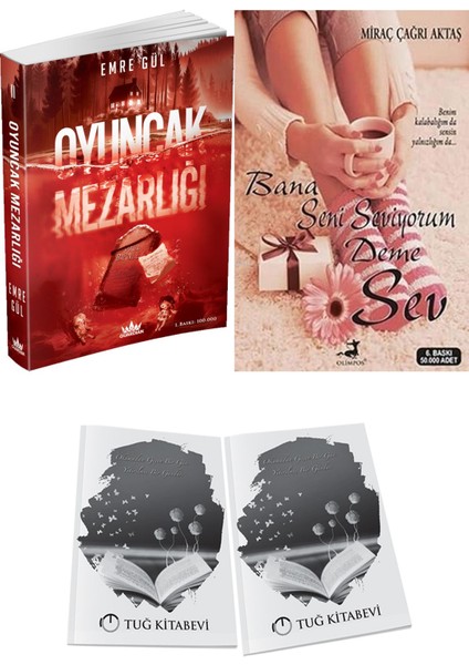 Bana Seni Seviyorum Deme Sev ve Guardian Yayınları Oyuncak Mezarlığı Emre Gül 2li Set + Hediyeli